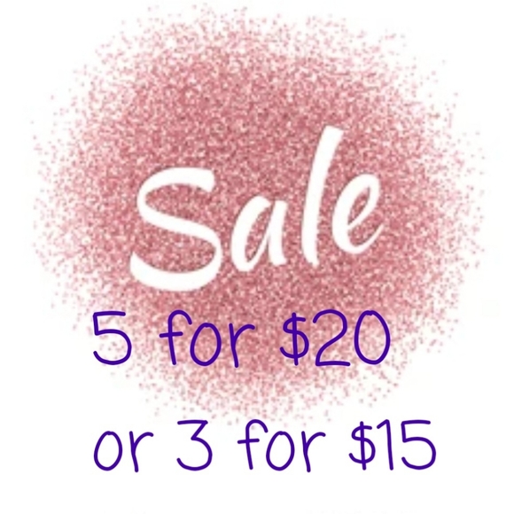 ❤5/$20 or 3/$15 SALE